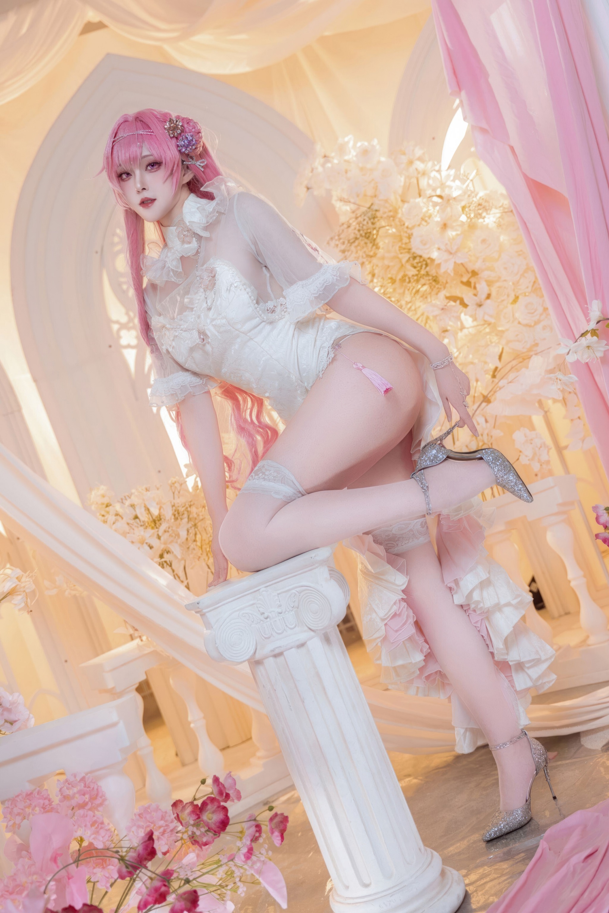 图片[1]-Natsuko夏夏子 – NO.108 NIKKE 桃乐丝旗袍[78P]-XikXak